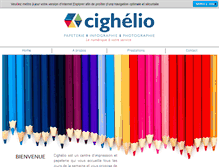 Tablet Screenshot of cighelio.ch